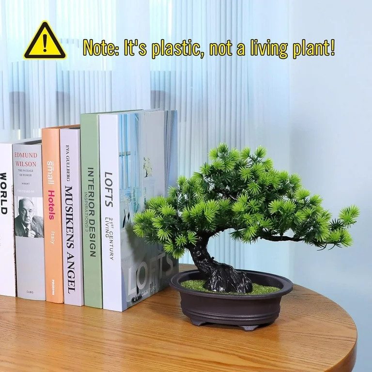 Artificial Plants,Greenery Bonsai, Room Decor Fake Bonsai Tree for Home Decor Indoor Bookshelf Of... | Walmart (US)