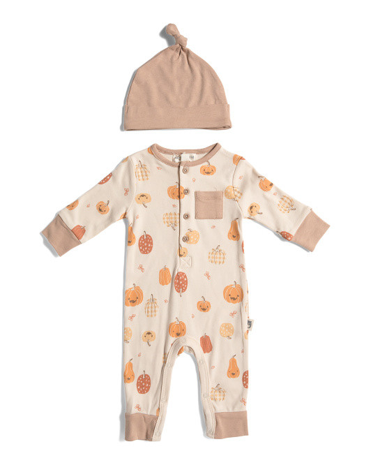 Newborn 2pc Halloween Coveralls Set | TJ Maxx