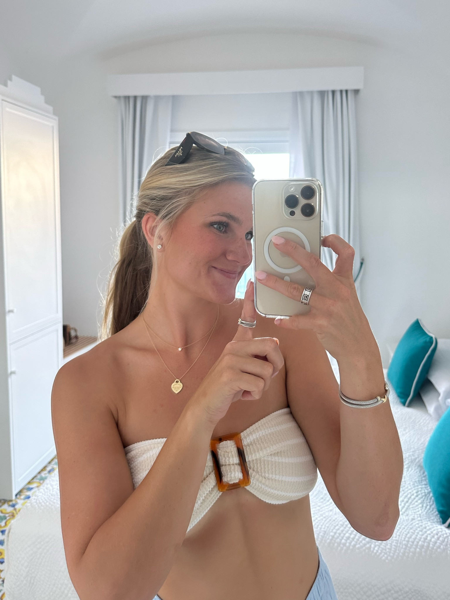 necklaces are both Tiffany and my diamond studs are from a local jeweler!!