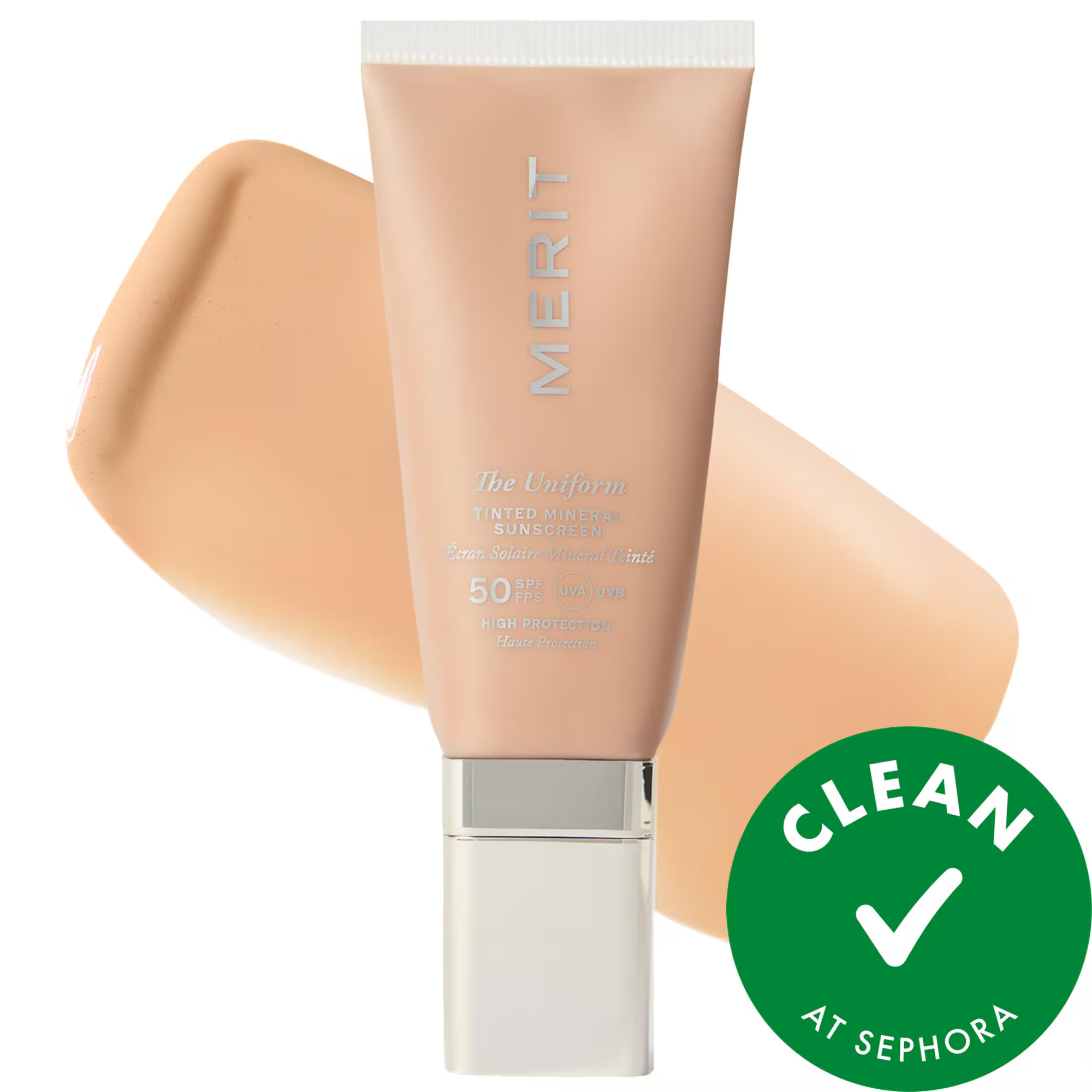 MERIT The Uniform Tinted Mineral Sunscreen Broad Spectrum SPF 45 26 1.7 oz/50 mL | Sephora (US)