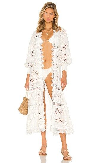 Vistamar Kimono in White | Revolve Clothing (Global)