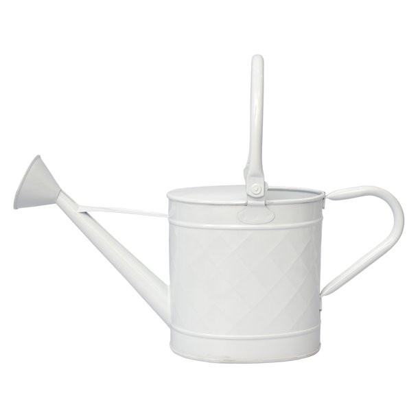 Better Homes & Gardens Metal Watering Can, White, 8.5" | Walmart (US)