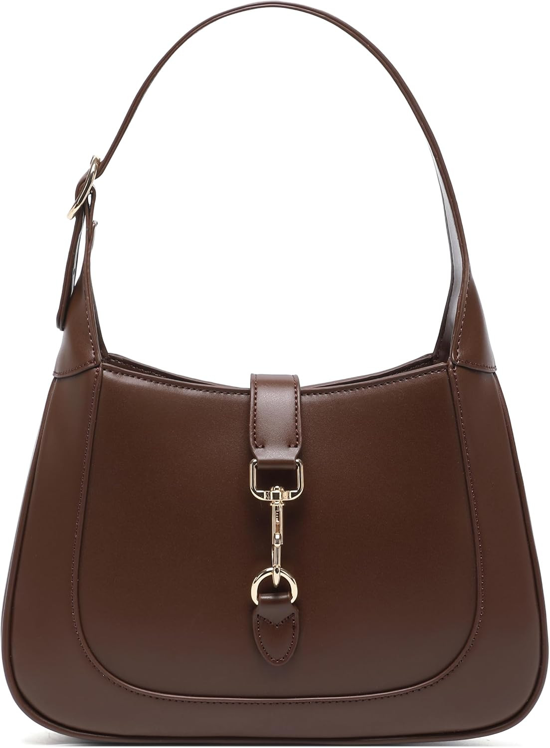 Keyli Vegan Leather Shoulder Bag for Women Small Shoulder Purses Top Handle Handbags with Adjustable Strap | Amazon (US)