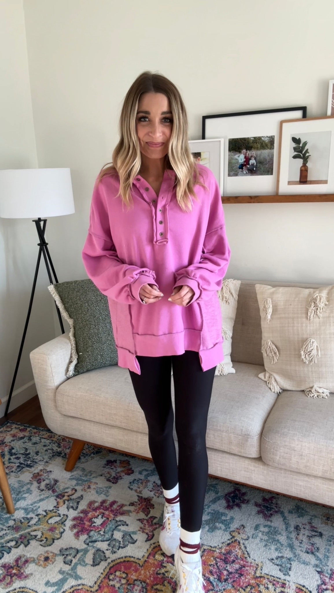My go-to look on chilly spring days! This top comes in so many colors! Wearing a medium for more oversized fit. TTS

#LTKSeasonal #LTKStyleTip #LTKFindsUnder50