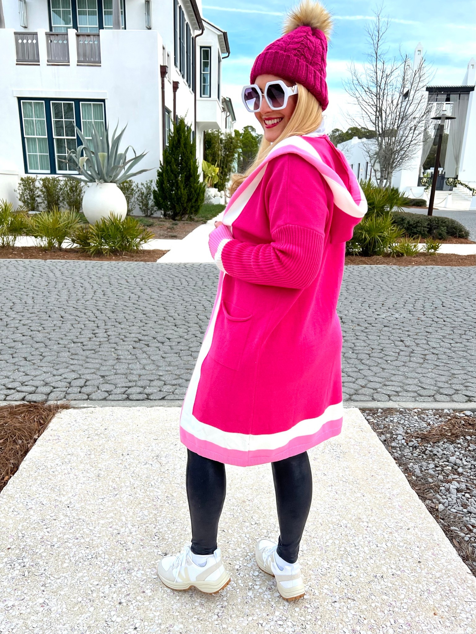 💖PINK CARDIGAN SWEATER OUTFIT: Since it was chilly in Rosemary Beach, Florida I decided to break out one of my favorite travel outfits!

💖This would make a colorful casual Valentine’s Day outfit! 

💖Wearing a small cardigan, small turtleneck sweater and large Spanx leggings. The cardigan and turtleneck sweater run big, so size down.

💖PINK CARDIGAN SWEATER OUTFIT: @amazonfashion
👟SNEAKERS: @veja
🖤LEGGINGS: @spanx


#amazonfashion #founditonamazon #pinksweater #valentinesday #valentinesdayoutfit #valentinesdayoutfitideas #valentinesdaysweater #winterfashion #spanx #spanxleggings #veja #vejasneakers #casualstyle #southernliving #southernlivingmag #rosemarybeach #rosemarybeachflorida #30a #TLPicks #street2beachstyle #tampabloggers #stpetebloggers #rewardstylebloggers #LTK #liketkit @jtstjtst11


#LTKSeasonal #LTKFindsUnder100 #LTKOver40 #LTKfitnessgoals #LTKActive #LTKSaleAlert #LTKFindsUnder50 #LTKU #LTKMidsize #LTKTravel #LTKgrwm #LTKootd 