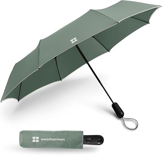 Weatherman Umbrella - Premium Small Compact Mini Umbrellas for Traveling - Windproof Umbrellaas R... | Amazon (US)
