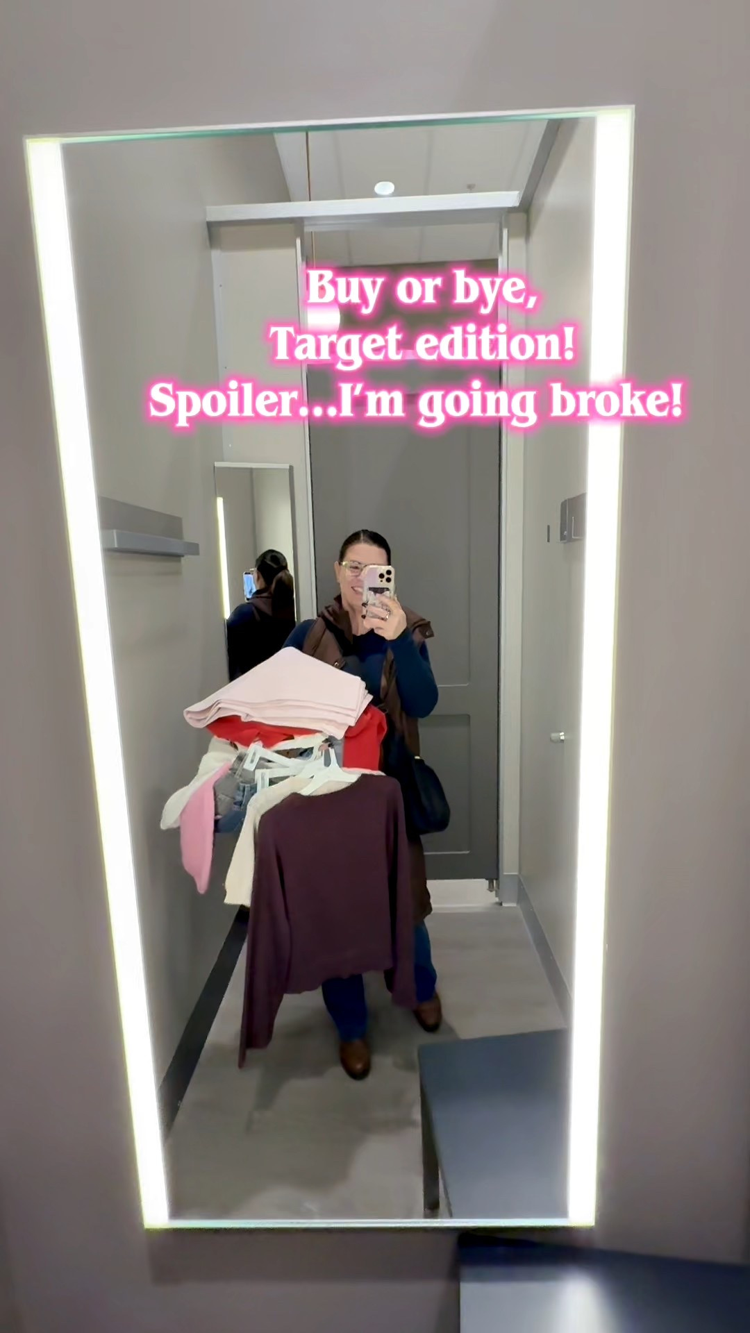 Some new midsize fashion finds at Target!!
These jeans fit so good, like "that" pair you've had forever!
Sizing info:
I'm 5'5.5" size 6/8 M/L for reference
Short sleeve sweater: Medium, runs a tad short, would size up.
Mid-rise straight leg Jean: 8, tts, perfect amount of stretch.
Long-sleeve plum sweater: M, tts
Graphic T, sized up to L
Lace long-sleeve top, M (very cropped)

#LTKootd #LTKMidsize #LTKOver40