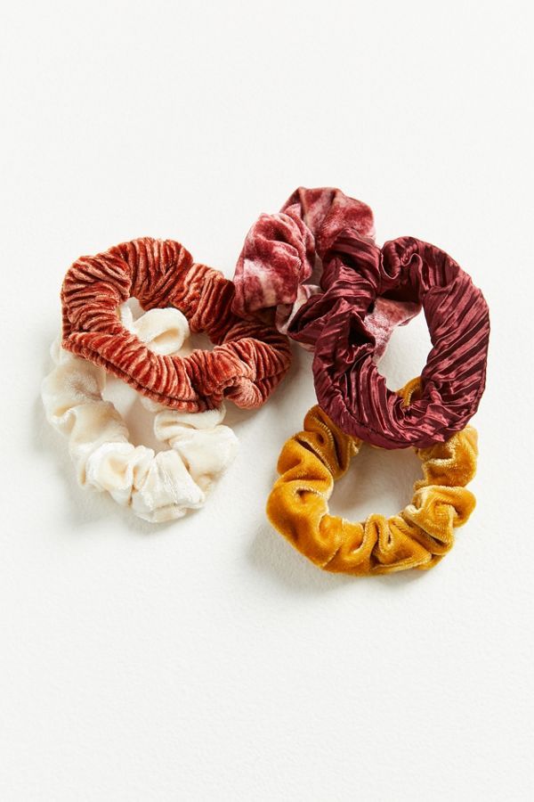 Velvet Hair Scrunchie Set | Urban Outfitters (US and RoW)