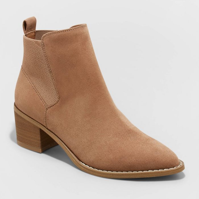 Women&#39;s Anya Ankle Boots - Universal Thread&#8482; Tan 9 | Target