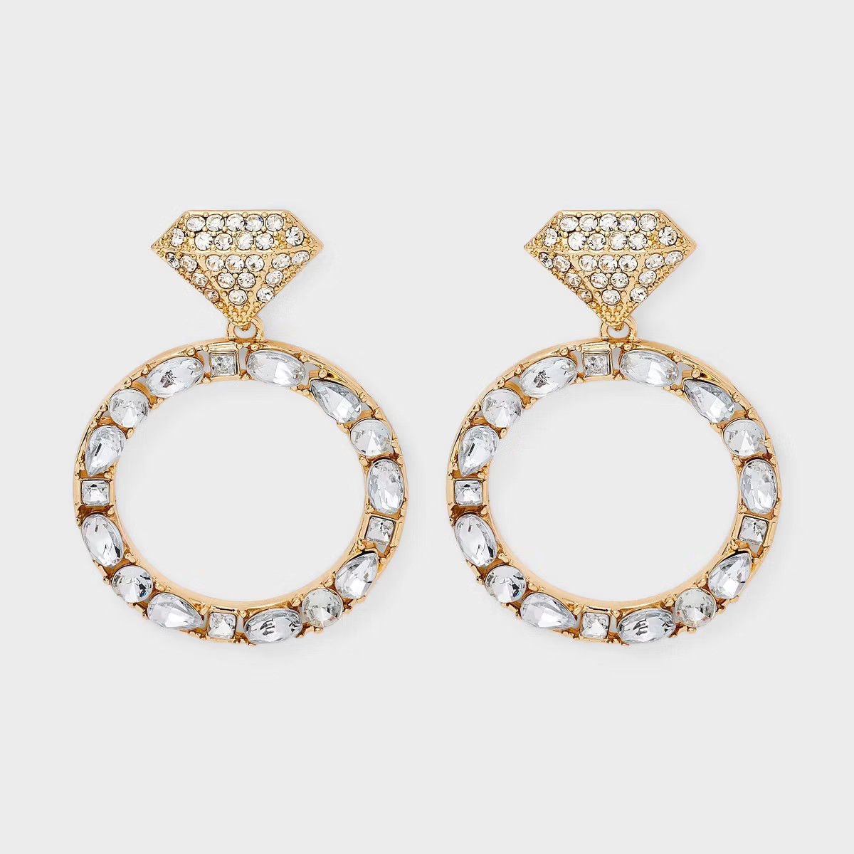 SUGARFIX by BaubleBar Marriage Material Drop Earrings - Gold | Target