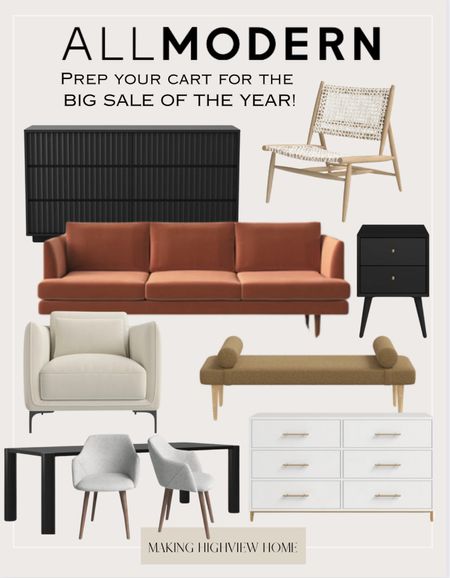 Prepare your carts for the AllModern BIG Sale of the Year with savings up to 70% off and fast & free shipping! It’s their biggest sale of the year! Sales starts 5/4 and runs for 3 days only!

@allmodern #allmodernpartner #modernmadesimple

#LTKsalealert #LTKhome #LTKstyletip