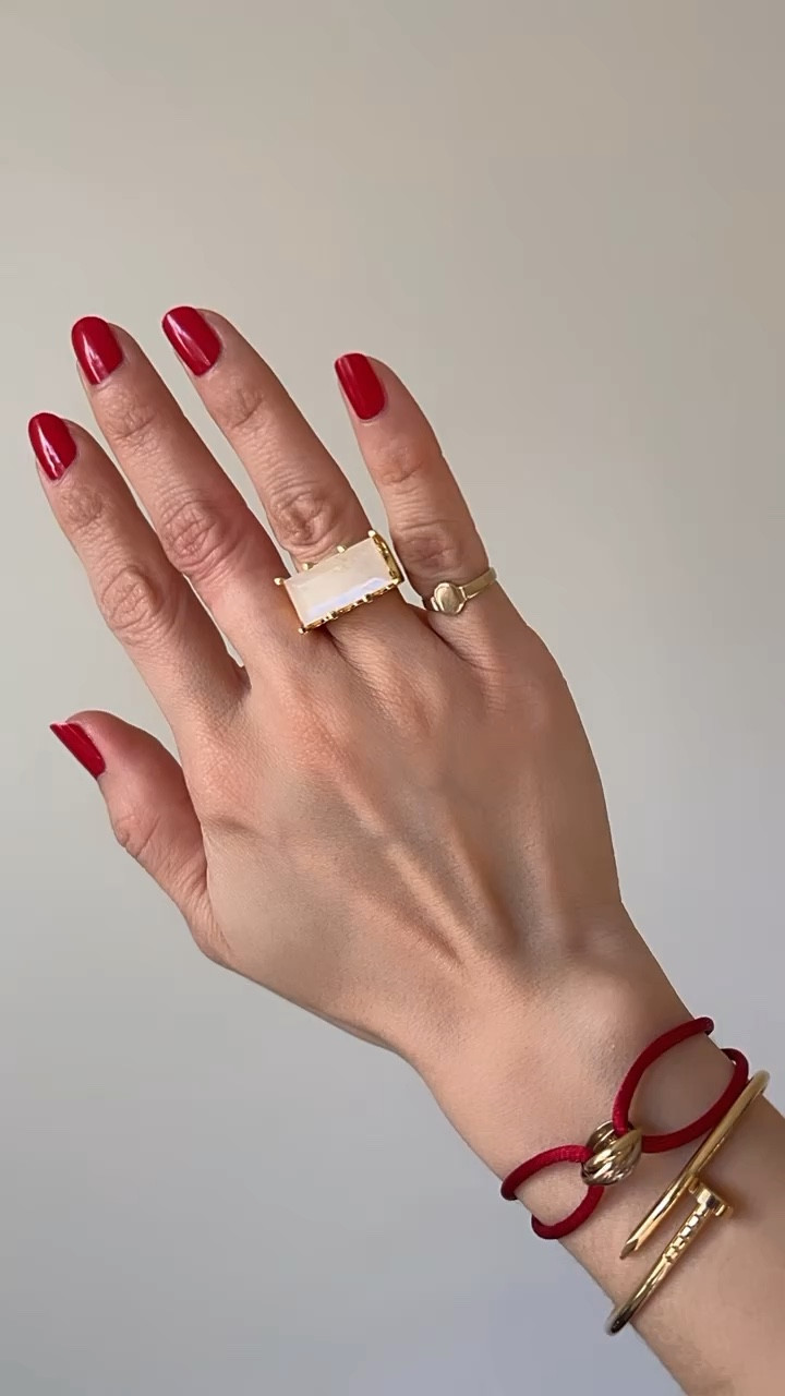 The Dean Davidson Mini Castle ring is perfection! Style it with a simple white button down and jeans for a casual chic look this spring    

#LTKover40 #LTKVideo #LTKstyletip