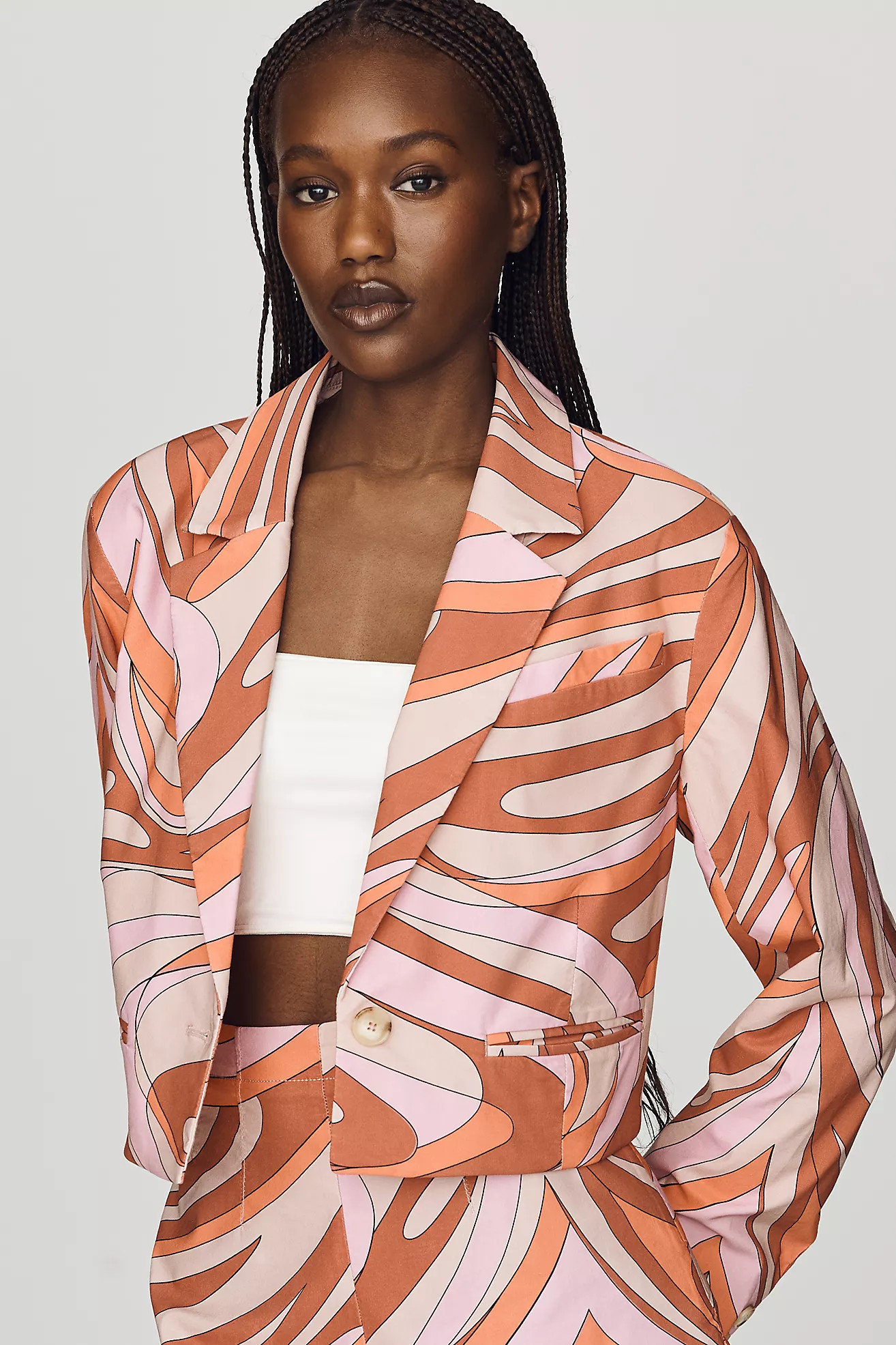 Maeve Cropped Blazer | Anthropologie (US)