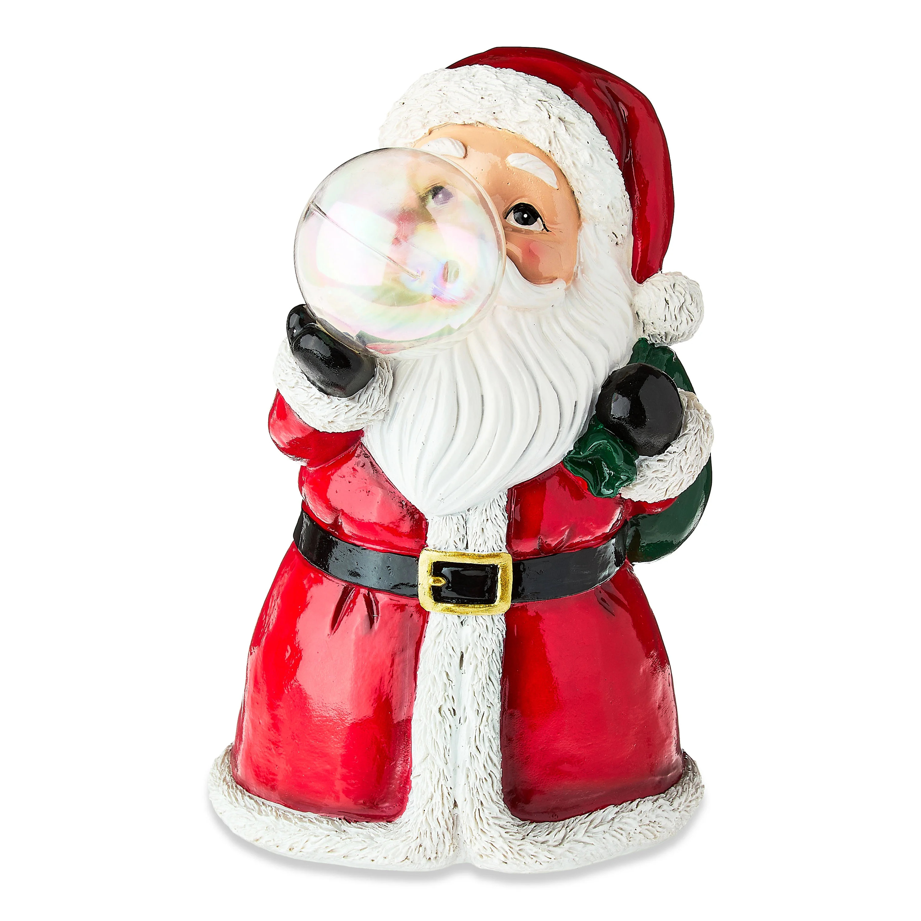 Santa with Bubble Christmas Tabletop Decoration, Red and White, 8.75", by Holiday Time | Walmart (US)