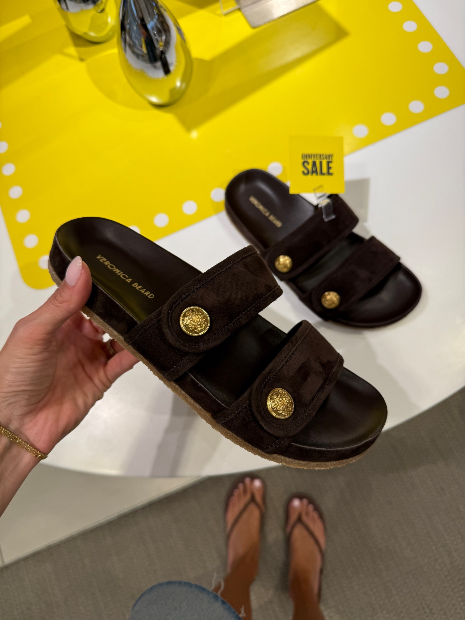 Didn’t bat an eye at these online but they stopped me in my tracks in store! A splurge item. Didn’t have my size in store but they felt like they’d be very comfortable too. 

#LTKSeasonal #LTKSaleAlert #LTKShoeCrush