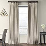 HPD Half Price Drapes Signature Velvet Thermal Blackout Curtains for Living Room 120 Inch Long (1... | Amazon (US)