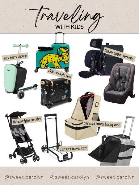 Traveling with kids // Kids suitcase // Travel gear 

#LTKtravel #LTKkids #LTKfamily
