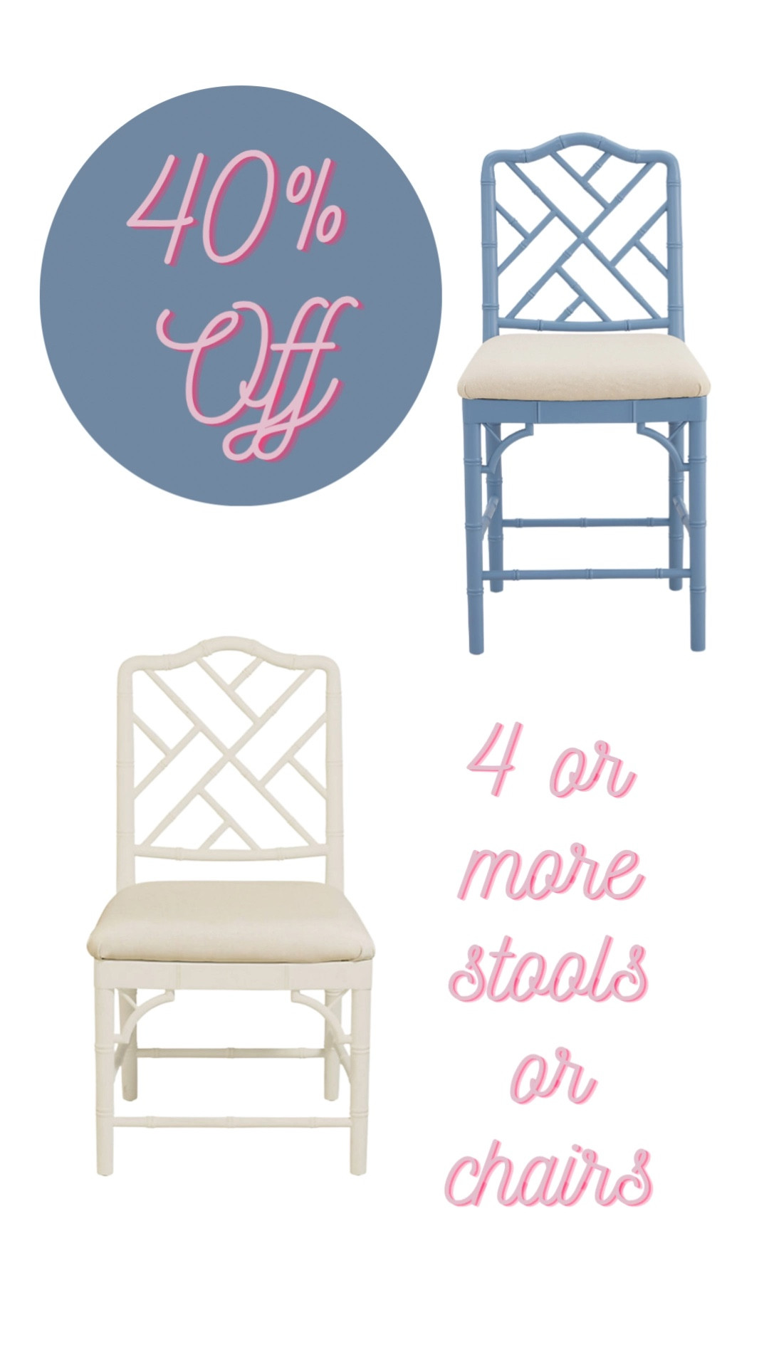 Okay y’all… this deal is GOOD. These gorgeous chinoiserie-style chairs are 40% off when you buy 4+ chairs or stools! I have the counter stools and truly love them — they’re such a classic look, great quality, and go with any style. If you’ve been wanting to update your dining space or breakfast nook, run. This sale doesn’t happen often!

#LTKHome #LTKCyberWeek