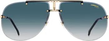 65mm Oversize Rimless Aviator Sunglasses | Nordstrom
