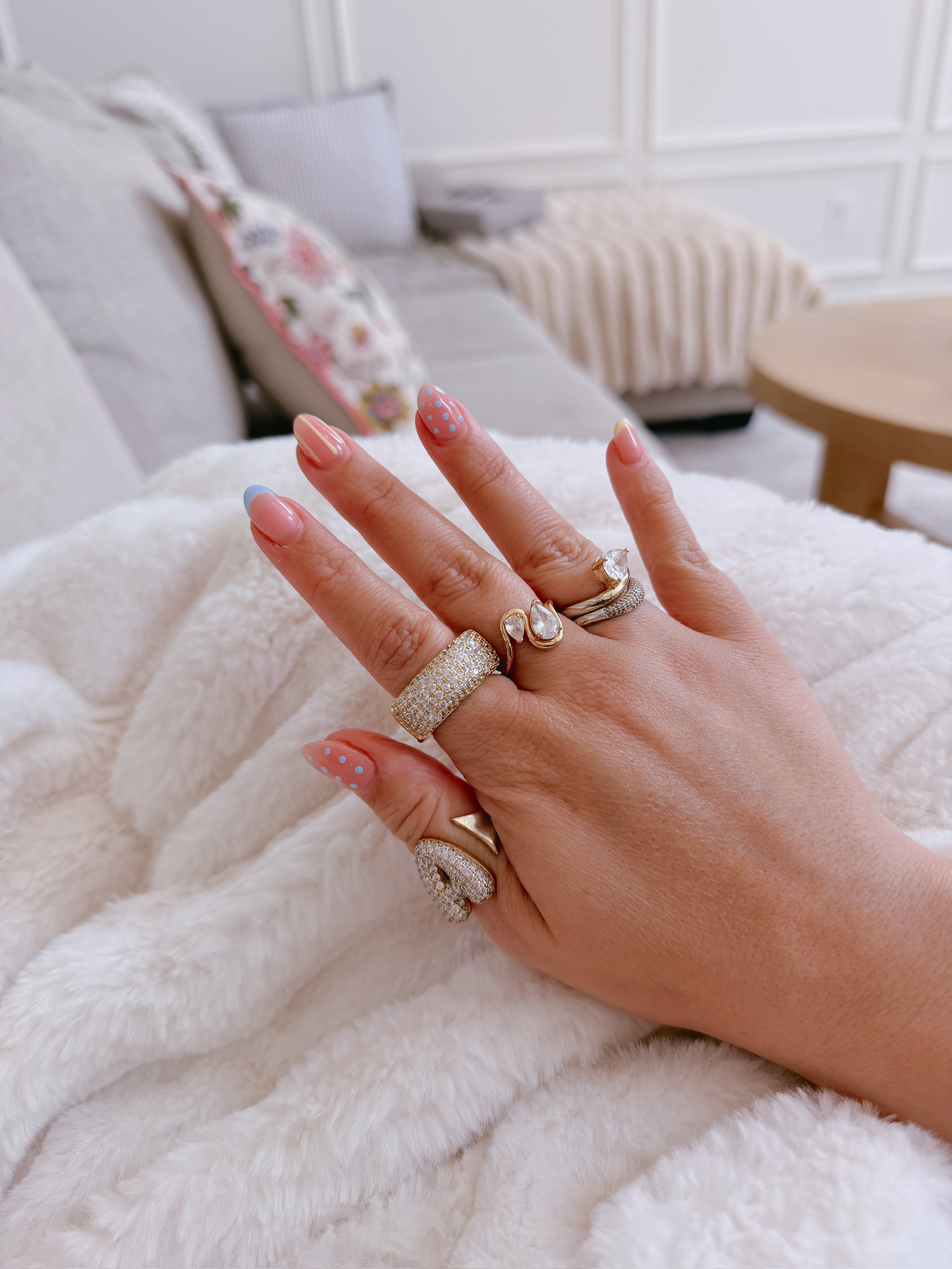 My ring stack.. including my new cover for my Oura ring!! 

 #LTKSeasonal