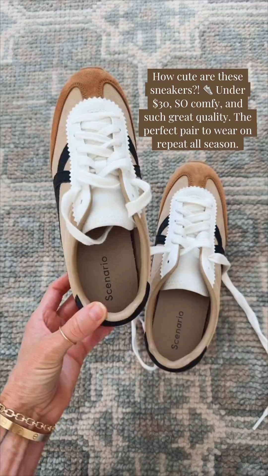 Cannot believe the price on these sneakers! They look so high end and are such a great neutral for fall.

#LTKootd #LTKOver40 #LTKSeasonal