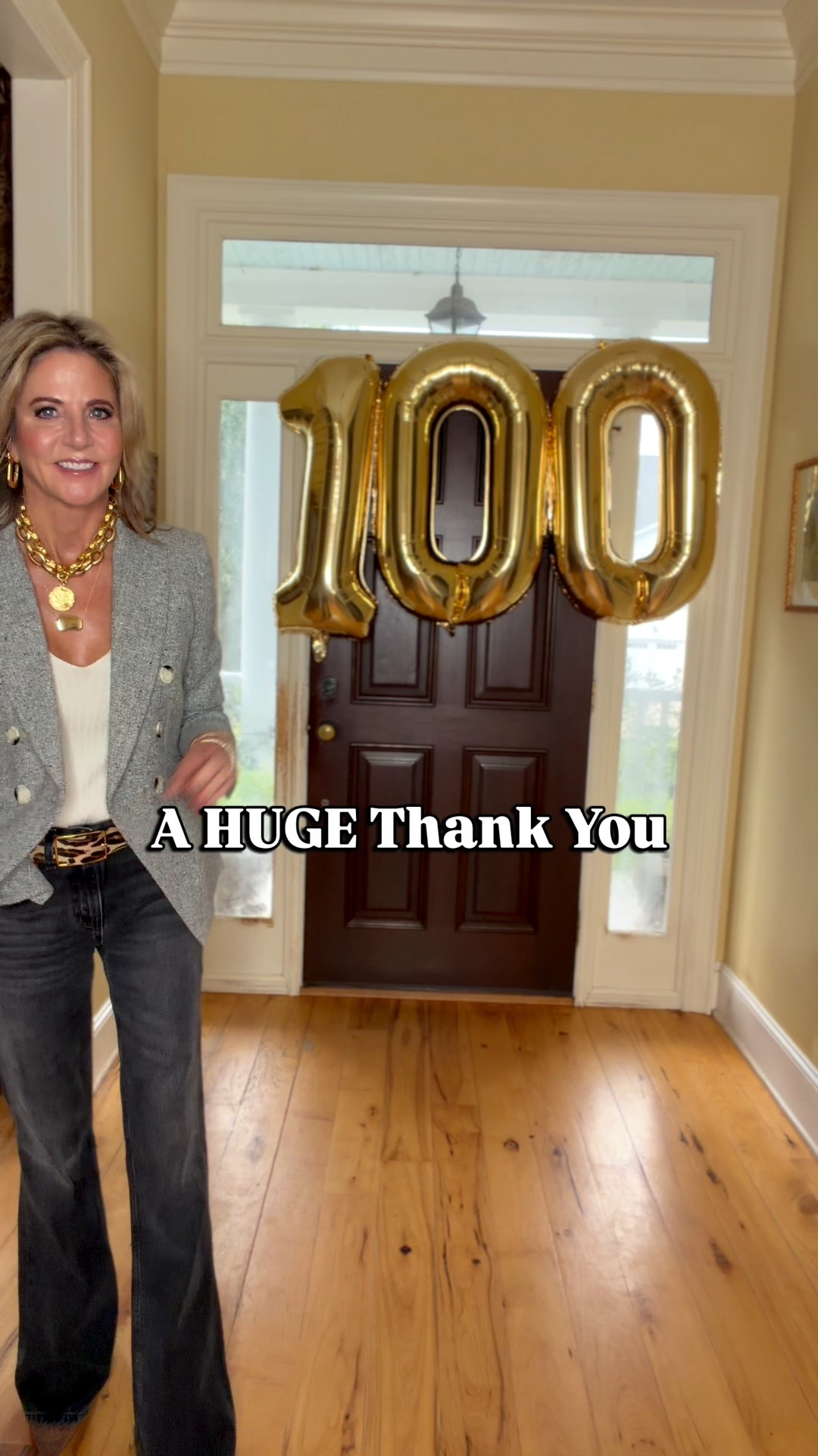 So excited to have hit 100k followers on Instagram!! A huge thank you to my followers who got me there!!

I love getting dressed, whether it’s for a casual afternoon or out for date night.  I love putting outfits together and sharing them with y’all! 

I only share what I love. And if I don’t own it, it’s something that I would buy for myself. 

I am not into fast fashion rather quality items that will last for years.

You will usually find me in jeans.  And more often than not something leopard print will make its way in there 😉.

This blazer is an investment piece, but definitely worth it.  You can add different dickeys and change the whole look.  I’m also linking similar ones that are less in price.

I’m in a 2 in the blazer. Linking similar jeans. XS in the belt, and shoes are very TTS (I wear a 9).



#LTKStyleTip #LTKSeasonal #LTKOver40