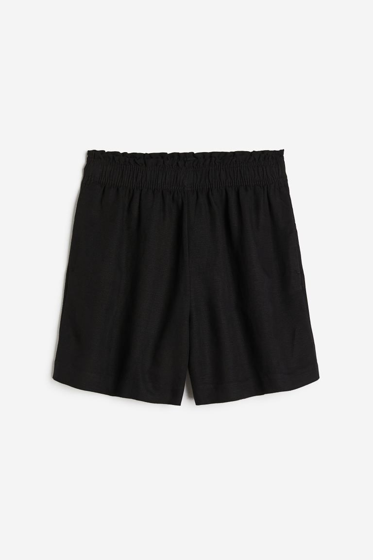Linen-blend Pull-on Shorts | H&M (US)