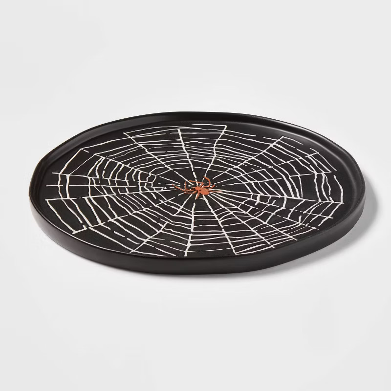 13" Stoneware Web Serving Platter - Threshold™ | Target
