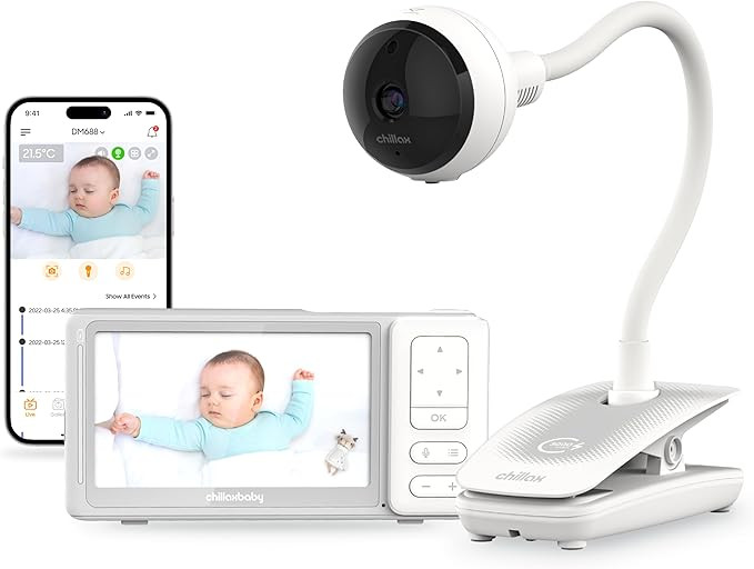 CHILLAX Giraffe Pro Max Baby Monitor – Video Baby Monitor with Full HD 1080p Camera and 5” 72... | Amazon (US)