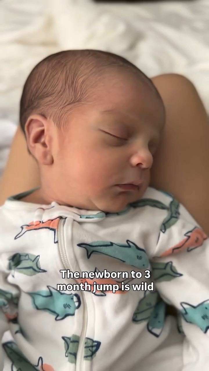 Nobody prepares you for how fast newborn days disappear 🥺 

#newborn #3month #baby #momlife #breastfedbaby