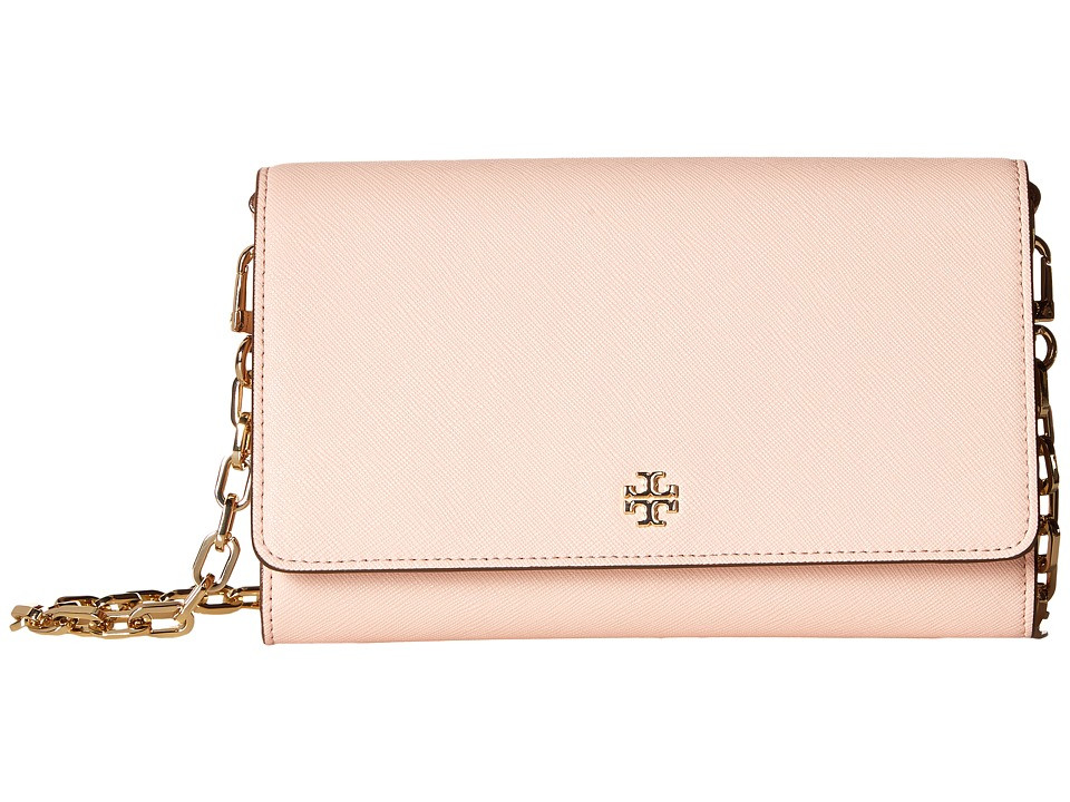 Tory Burch - Robinson Chain Wallet (Pale Apricot) Bill-fold Wallet | Zappos