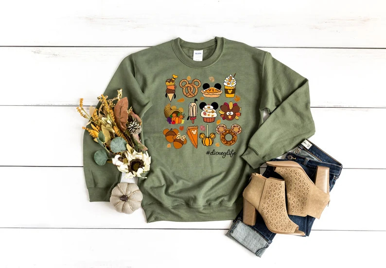 Disney Fall T-Shirt, Disney Thanksgiving Shirt, Family Disney Matching Kids Shirt, Fall Disney gi... | Etsy (US)