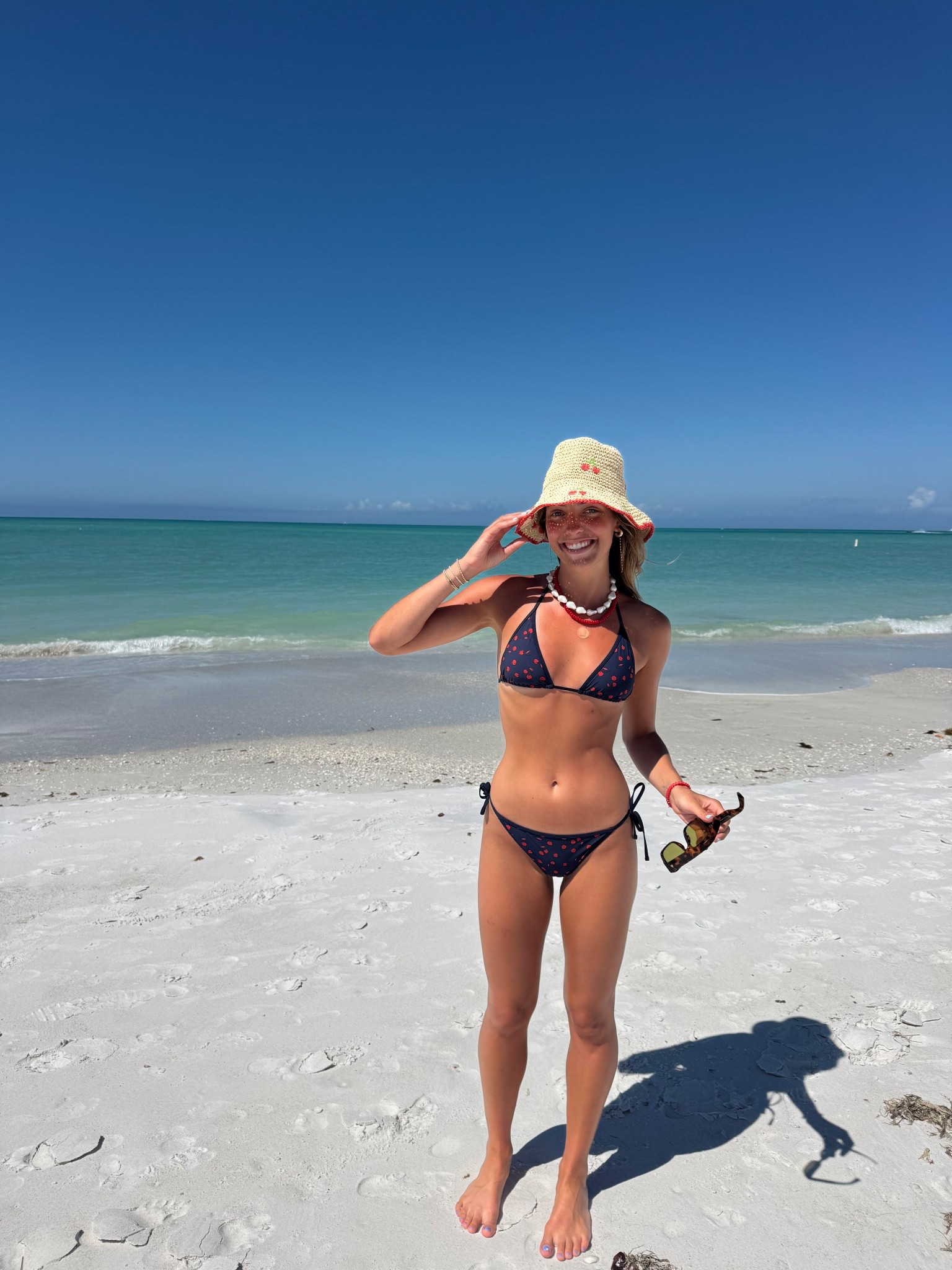 Dream day at the beach!!!🍒 Obsessed with this swimsuit from @jcrew I got an XS

#LTKSwim #LTKSpringSale #LTKTravel