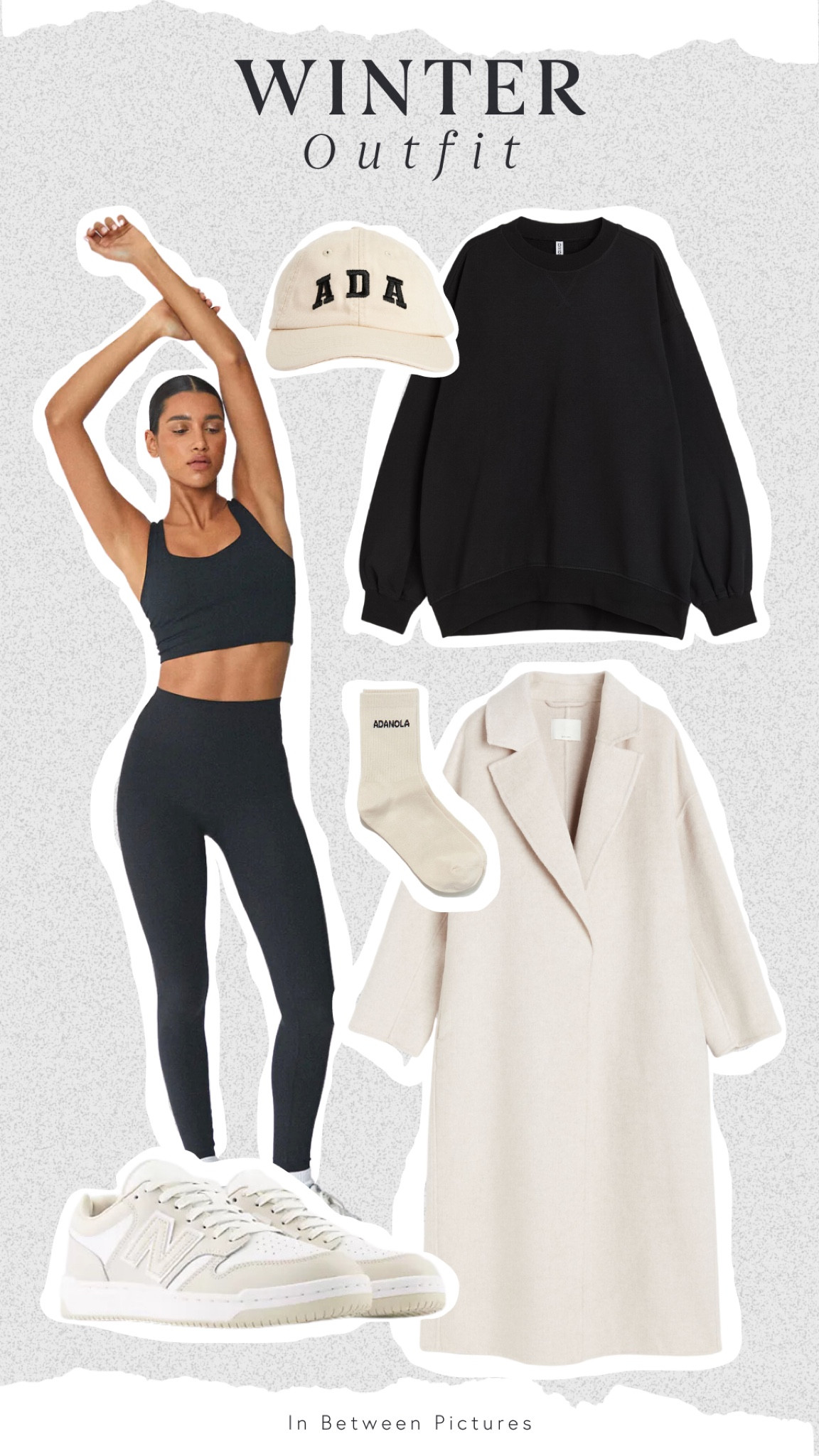 Fashion, Women's clothing, Outfit inspiration, Style, Wardrobe, Essential winter outfit, winter outfit, winter style, winter fashion, winter trends, Winter ensemble, wool-blend coat, neutral tones, oversized sweatshirt, casual comfort, black leggings, versatile wear, cream socks, everyday essentials, ADA branded cap, sporty chic, street style, embroidered detail, winter layering, athleisure wear, weekend outing, coffee runs, minimalist fashion, chunky white sneakers, cozy attire, urban winter look, cold-weather essentials, winter warmth, casual workdays, relaxed fit, subtle style, neutral palette, simple elegance, everyday winter wear, trendy winter fashion.


#LTKstyletip #LTKbeauty #LTKSeasonal