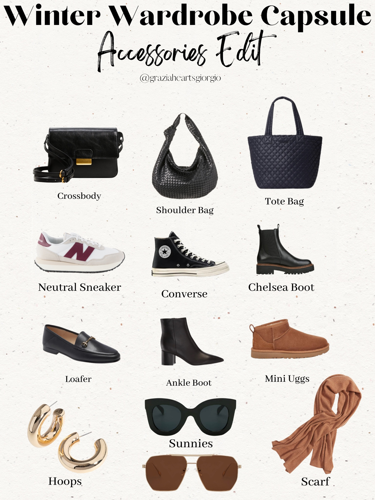 Winter Wardrobe Capsule - Accessories Edit 
.
#winterwardrobe #wintercapsule #capsulewardrobe #winterwardrobecapsule #accessories 

#LTKstyletip #LTKshoecrush #LTKFind