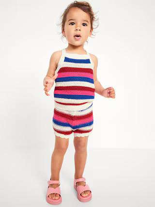 Sleeveless Sweater-Knit Tank and Shorts Set for Baby | Old Navy (US)