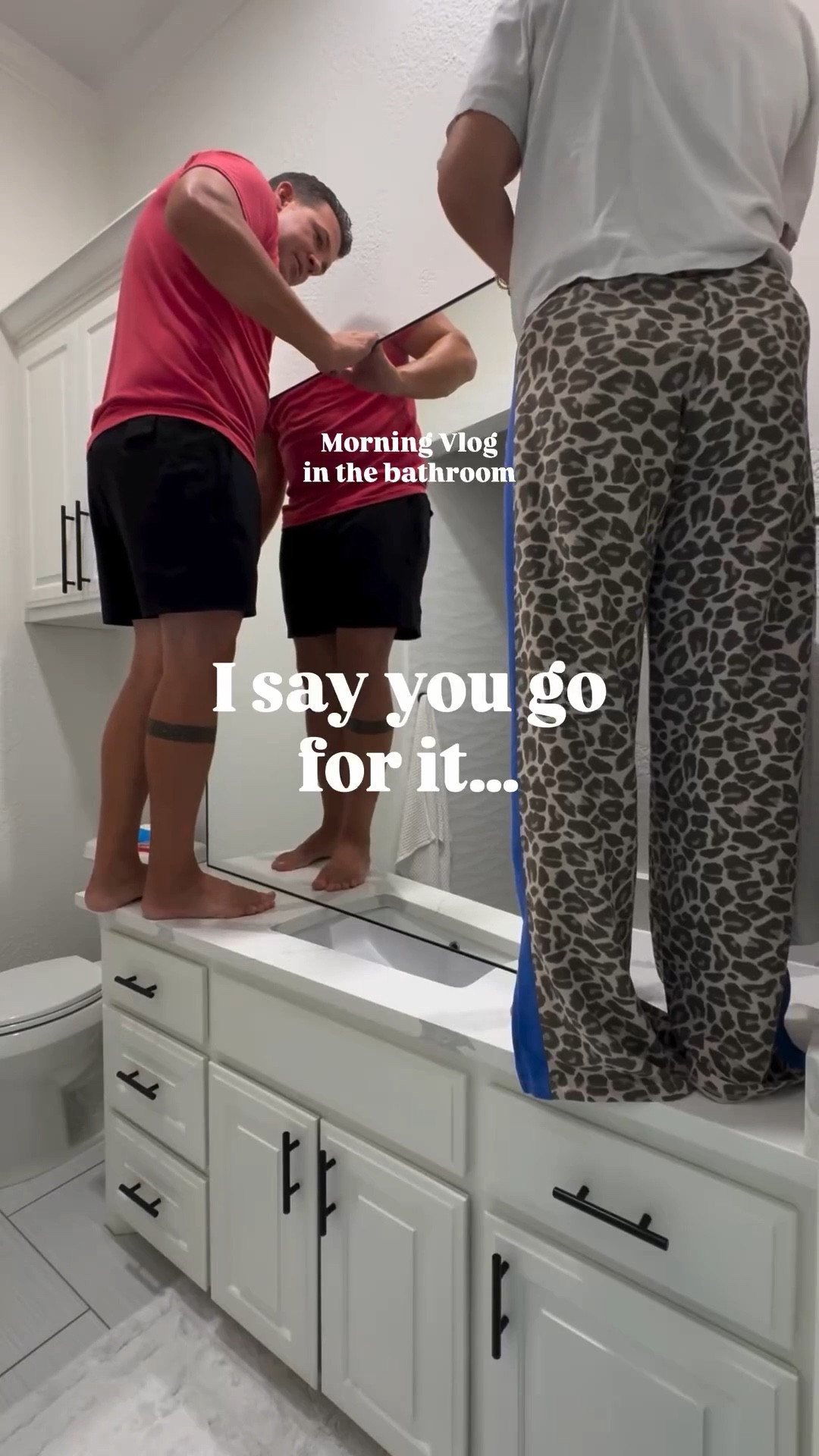 ✨ Hanging new mirrors instantly changed the whole vibe 🩷 simple update, big impact! Can’t wait to show you what’s next.

#bathroommakeover #homeprojects #kidsbathroom #bathroom #bathroominspo

bathroom renovation ideas. bathroom mirror makeover. modern bathroom decor. small bathroom updates. bathroom design inspiration. DIY bathroom remodel. budget bathroom makeover. trending bathroom decor 2025. mirror ideas for bathrooms. home renovation before and after

#LTKdayinmylife #LTKmomlife #LTKHome