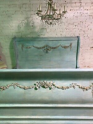 Painted Cottage Shabby Chic French Queen Bed  | eBay | eBay US