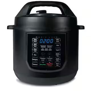 Magic Chef 9-in-1 6 Qt. Matte Black Electric Multi-Cooker with Recipe Book-MCSMC6B - The Home Dep... | The Home Depot