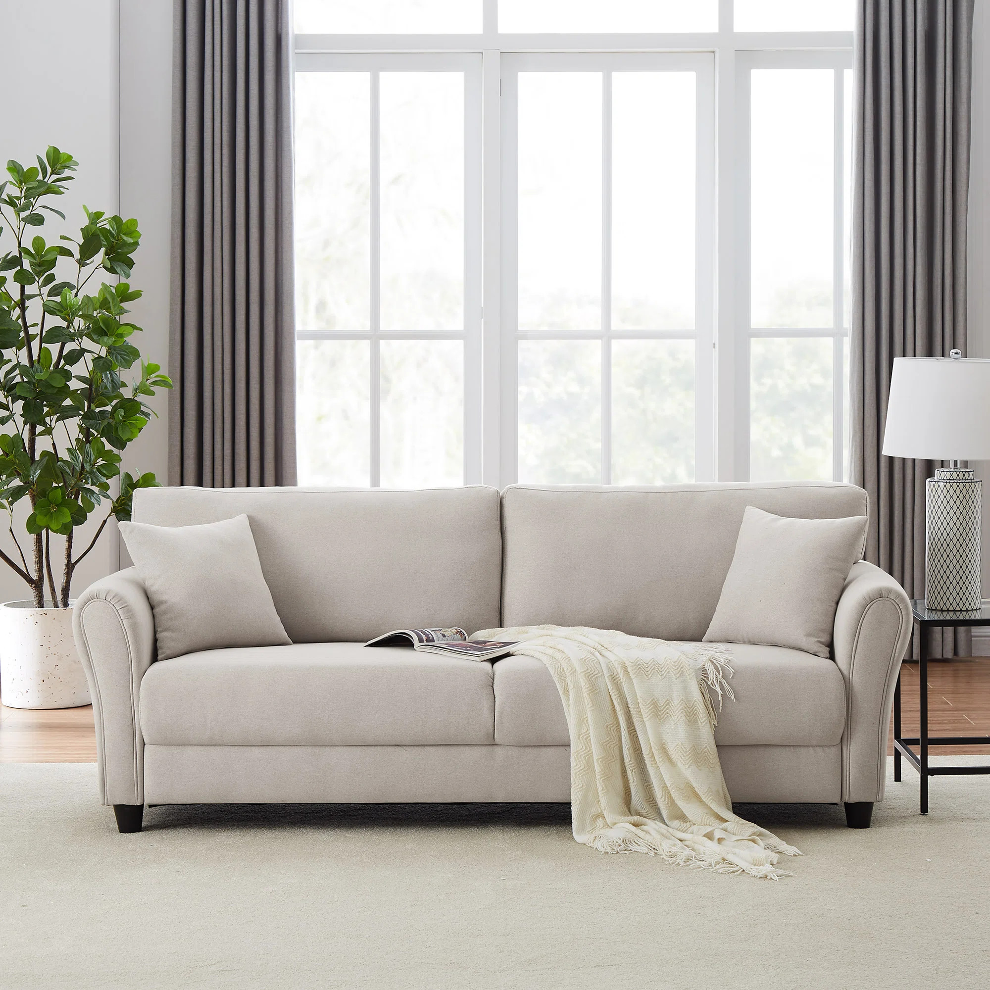 85.4'' Upholstered Sofa | Wayfair North America