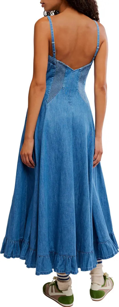 Another Season Denim Midi Dress | Nordstrom