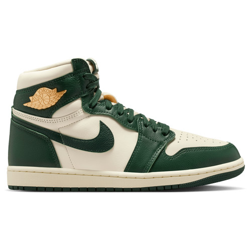 Jordan Air Jordan Retro 1 Hi RMSTD - Womens Pale Ivory/Fir/Pro Green Size 6.5 | Champs Sports