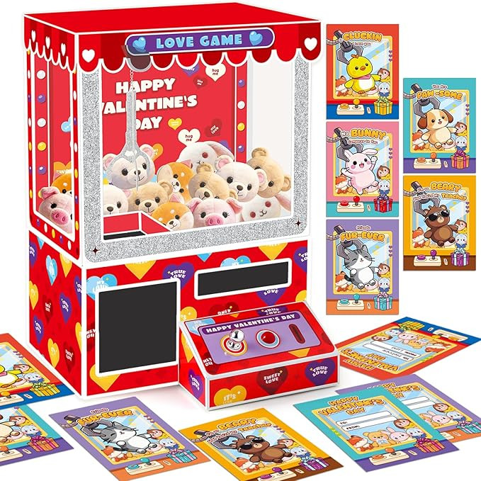 Gloween Valentines Boxes and Cards for Kids Classroom School Exchange, Great Valentines Day Gifts... | Amazon (US)