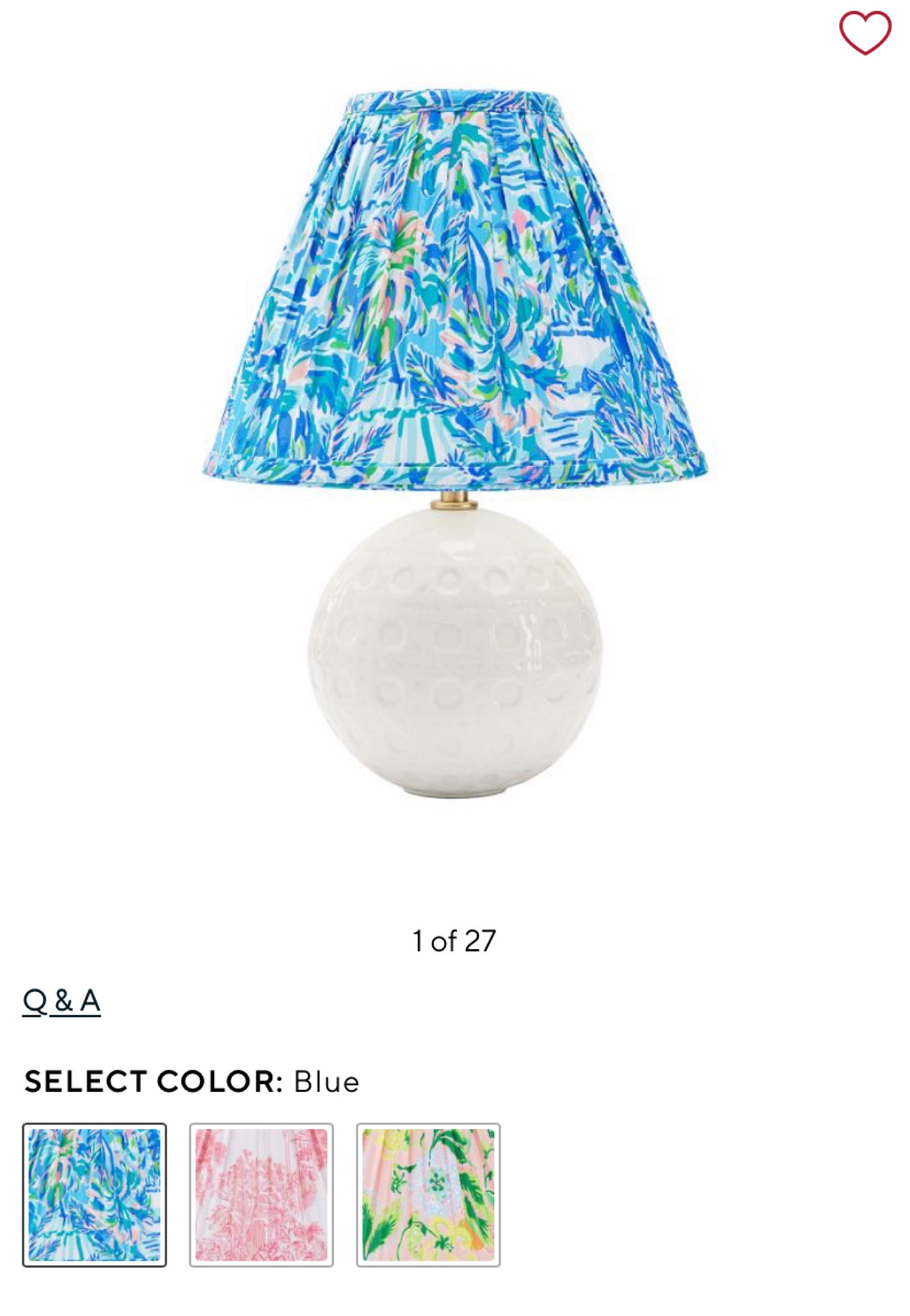Lily Pulitzer 
Lamp

#LTKstyletip #LTKhome