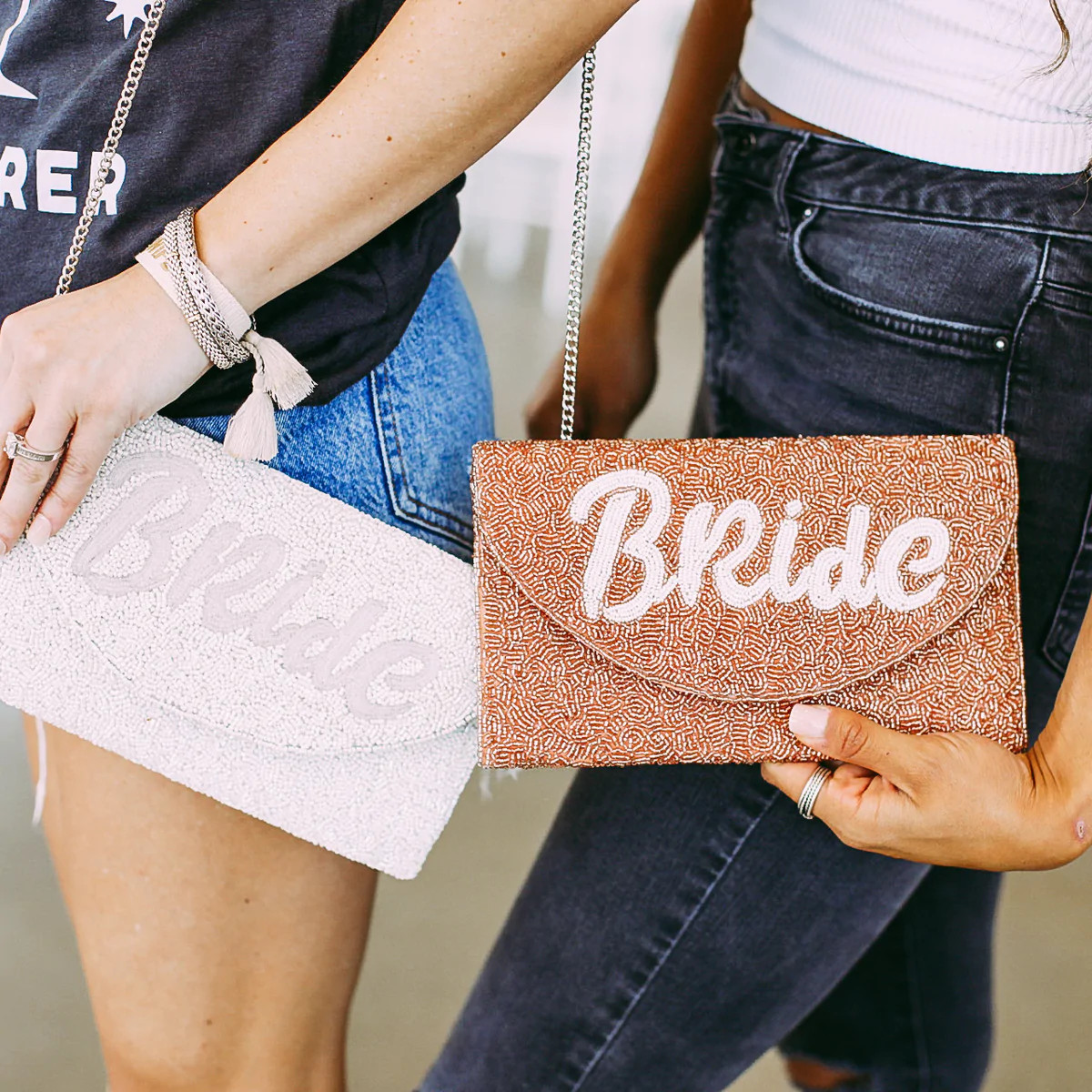 Beaded Bride Clutch | KenzKustomz