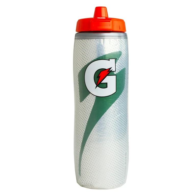 Gatorade 30 oz Insulated Sports Squeeze Water Bottle with Contour Form for Grip | Walmart (US)