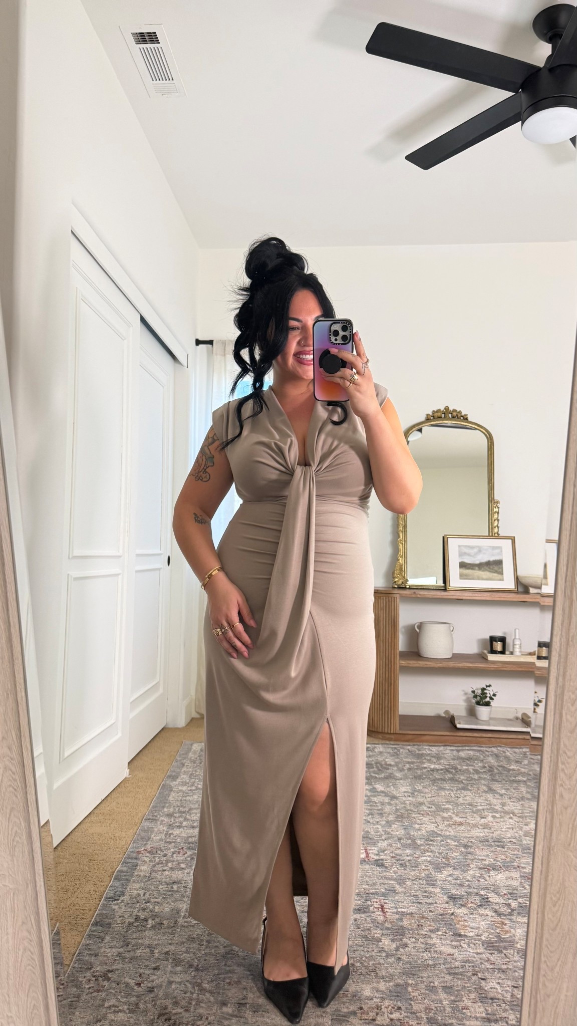 i’m wearing a size large in this express dress and i’m usually a size 14! 🖤

#LTKgrwm #LTKTravel #LTKootd