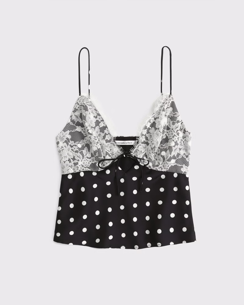 The A&F Bella Tie-Front Cami | Abercrombie & Fitch (US)