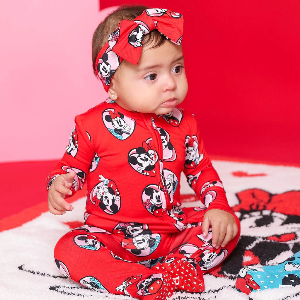 Eternal Loves Red One Piece Baby Footie Pajamas | Be My Valentine | Posh Peanut