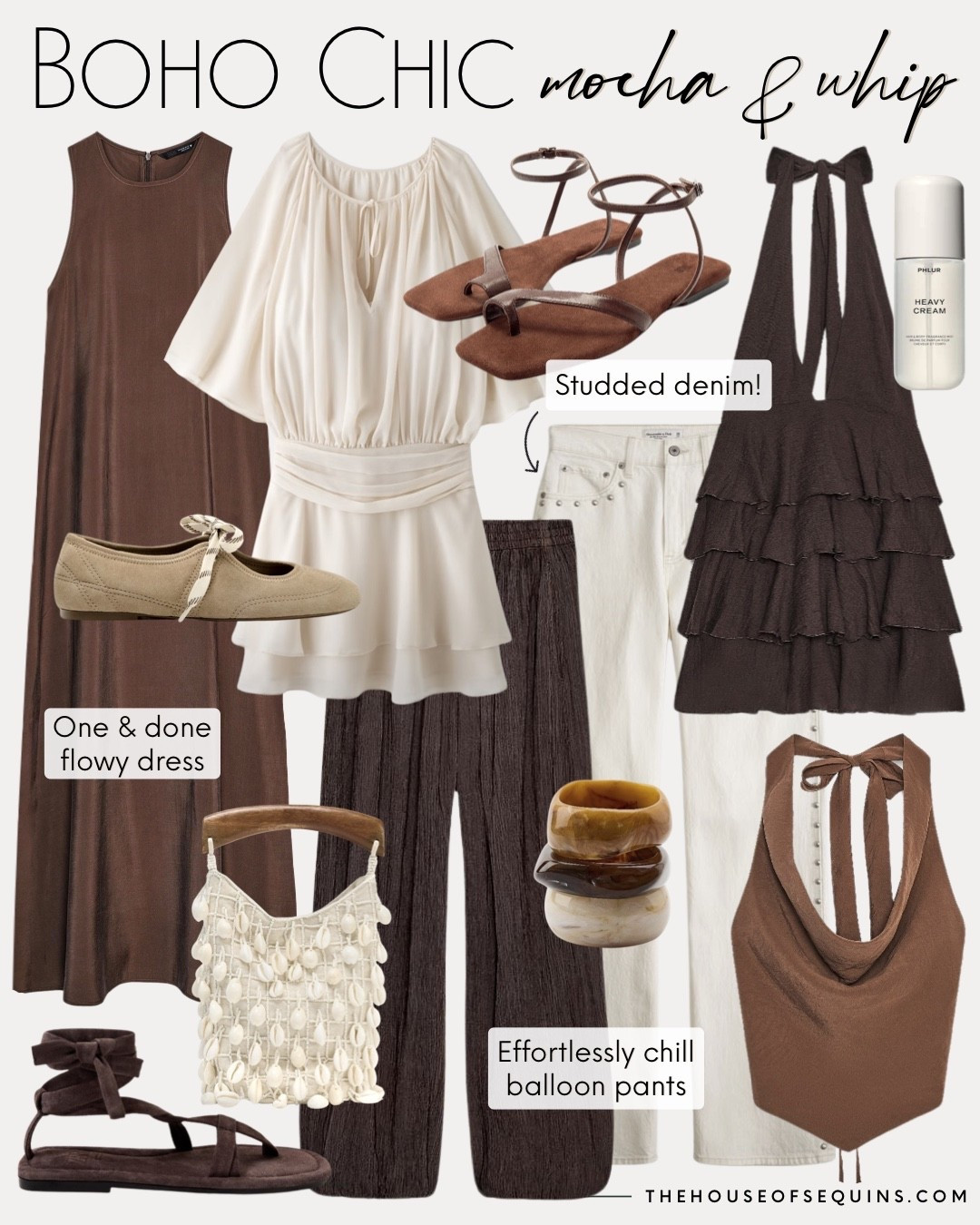 Shop boho chic outfits! Early fall outfit, flower dress, matching set, ruffle dress, halter top, shell bag, boho dress, Mary Jane flats, gladiator sandals, balloon pants, Abercrombie jeans, suede sandals and more! 

#LTKFindsUnder50 #LTKFindsUnder100 #LTKSaleAlert